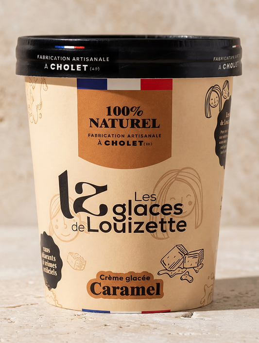 Crème glacée caramel