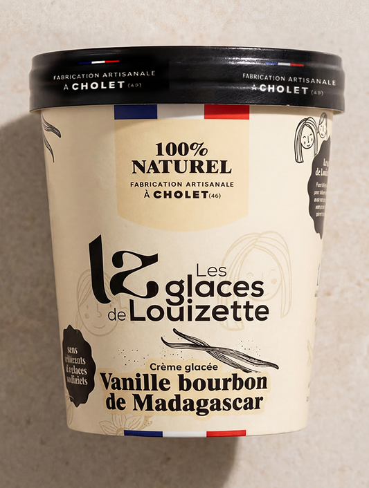Crème glacée vanille bourbon de Madagascar