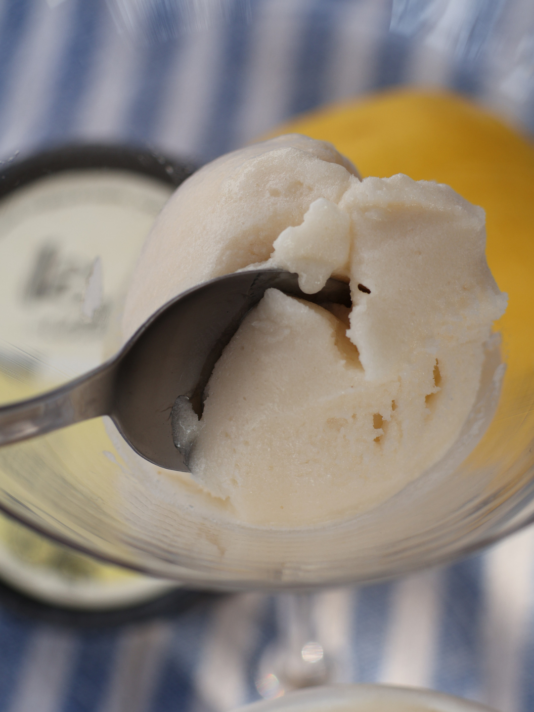 Sorbet citron jaune
