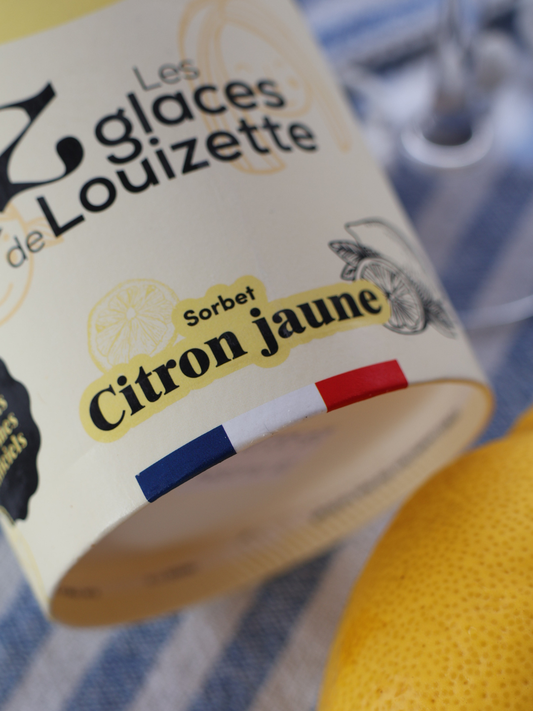 Sorbet citron jaune