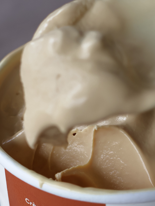 Crème glacée caramel