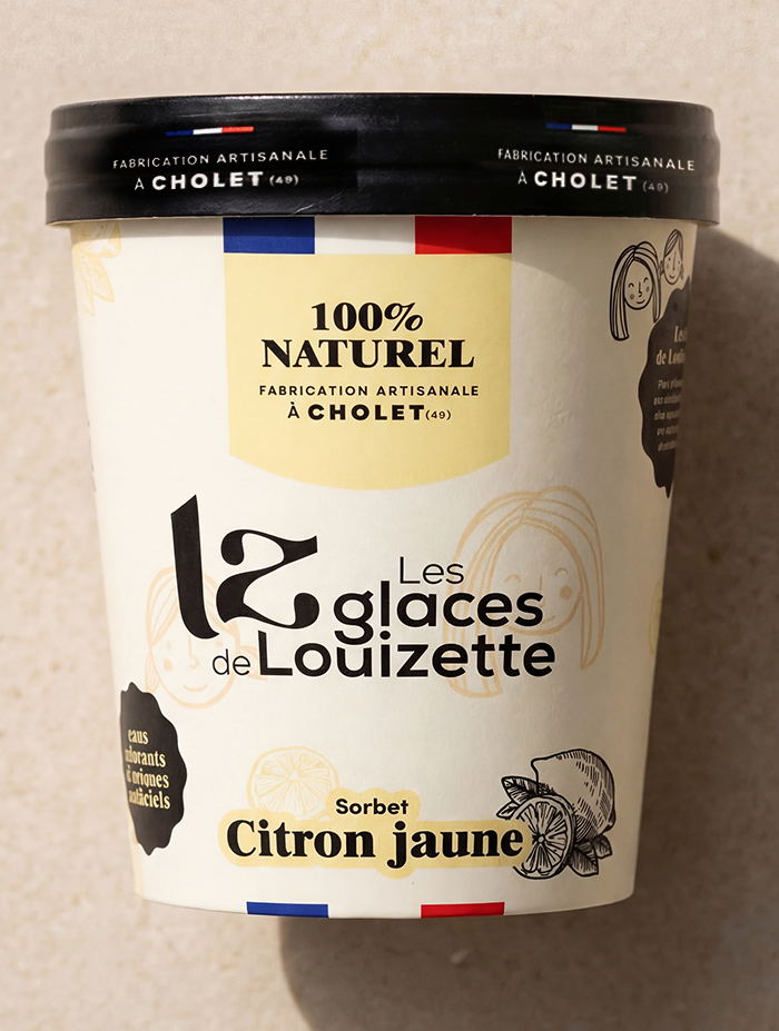 Sorbet citron jaune